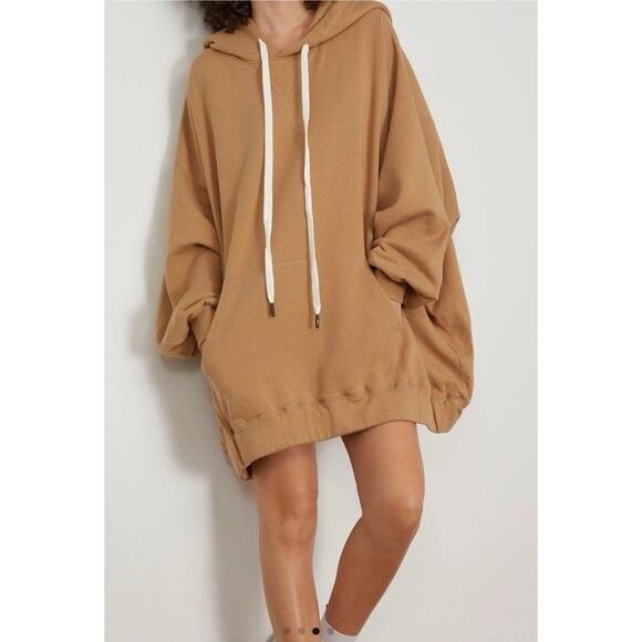 R13 Jumbo Hoodie in Khaki Size S - Picture 1 of 5